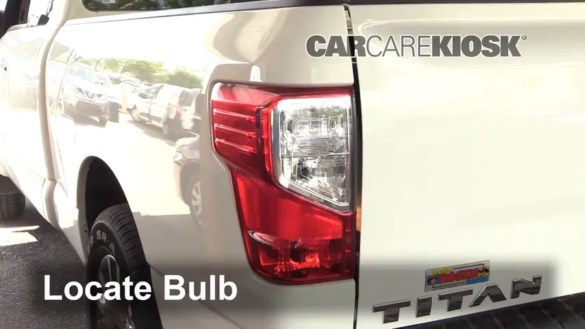 2018 Nissan Titan SV 5.6L V8 Extended Cab Pickup Lights Turn Signal - Rear (replace bulb)
